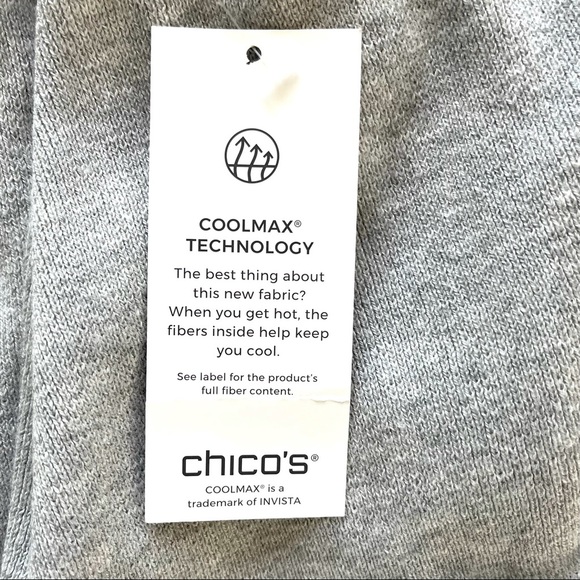 Chico’s Women’s Turtleneck Sweater Gray Size 3 - Picture 8 of 11